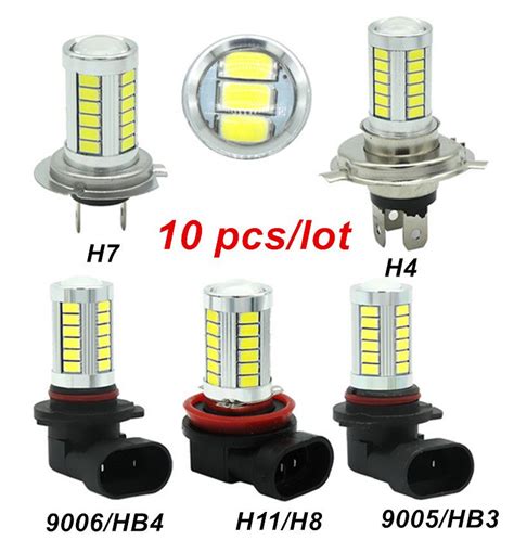 Compre H4 H8 H11 9005 9006 HB4 HB3 Faros Antiniebla H7 Led Lámpara