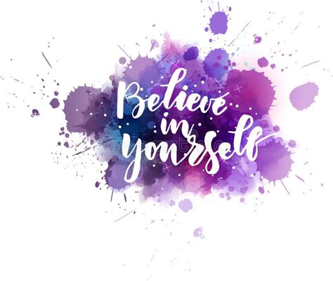 Believe Yourself Stock Illustration Illustration Of Feeling 22514430