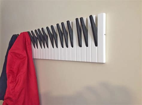 This Piano Keys Coat Rack Is Perfect For Any Music Lover