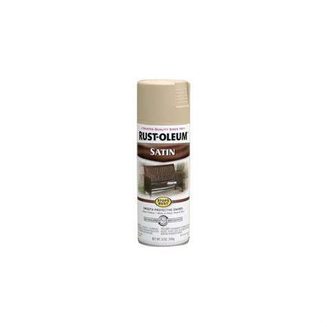 Rust Oleum Stops Rust 12 Oz Protective Enamel Satin Putty Spray Paint