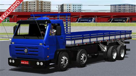 Skin VW Azul Na Carroceria QUALIFICADO EXCLUSIVO Skins Games Truck