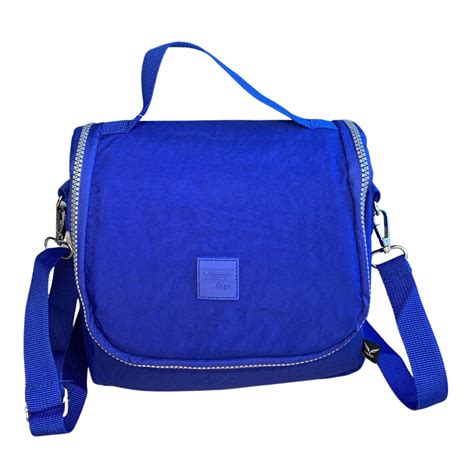 Bolsa Lancheira Térmica Azul Royal Estojo Triplo Yepp