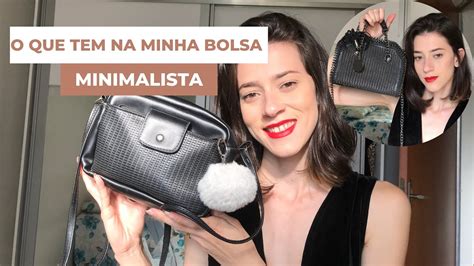 O QUE TEM NA MINHA BOLSA MINIMALISTA TOUR PELAS MINHAS BOLSAS