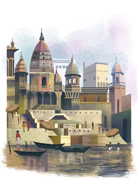 Banaras India By Sharmila Manicks On Dribbble