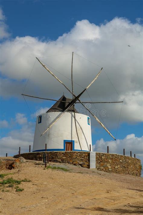 Maralhas Windmill Aljustrel Alentejo Portugal Stock Photo Image Of