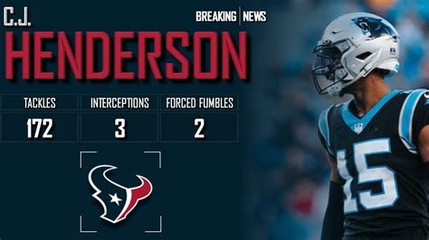 Houston Texans Cj Henderson ᴴᴰ Youtube