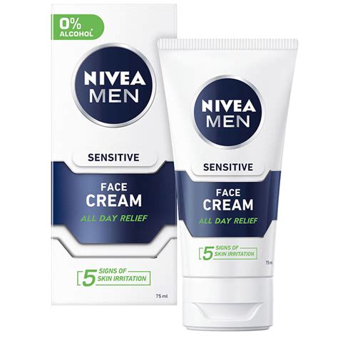 Nivea Men Sensitive Moisturiser Face Cream 75 Ml Apotek Hjärtat