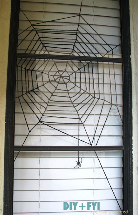 Halloween Window Silhouettes Spider