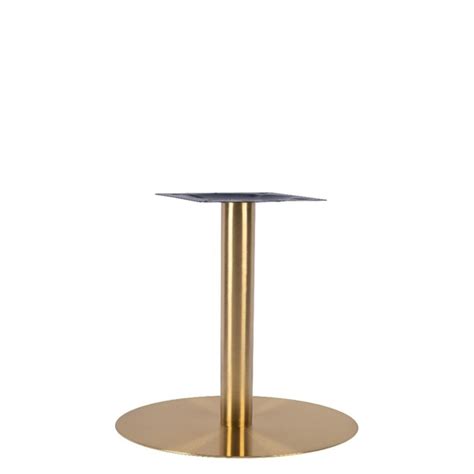 Ares Vintage Brass Small Coffee Table Base The Contact Chair Company