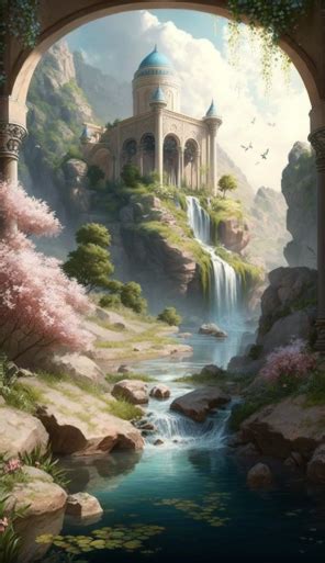 Heaven Jannah Fantasy Landscape Dream Art Dreamy Art