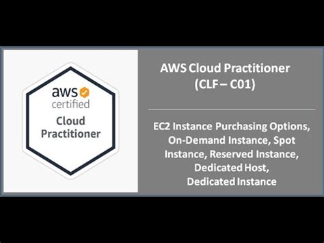 EC2 Instance EC2 Instance Purchasing Options On Demand Reserved