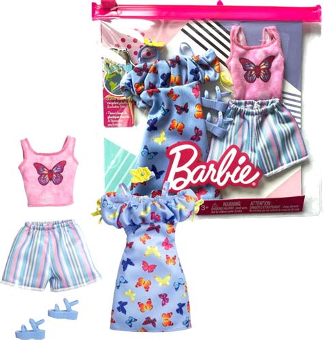 Barbie Outfits Zestaw Modne Ubrania I Akcesoria Dla Lalki Matel