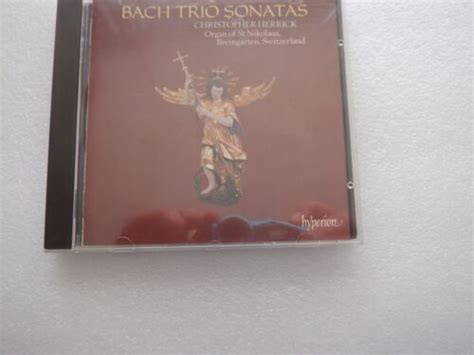 Bach Trio Sonatas Christopher Herrick Near Mint Cd Scuffed Casefree Ship Ebay