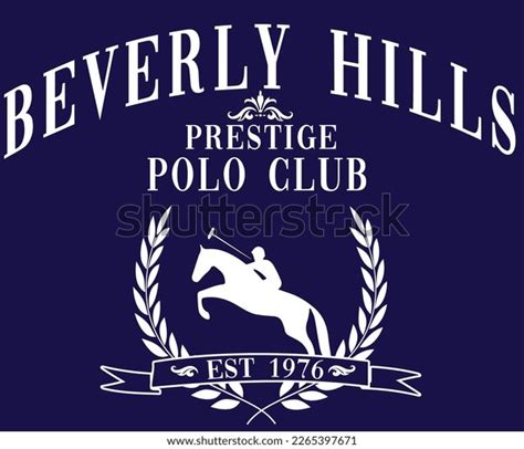 beverly hills polo club logo royalty  images stock