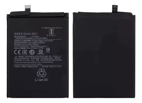 Bateria Pila Para Xiaomi Poco X3 X3 Pro Bn57 5060mah Meses sin interés