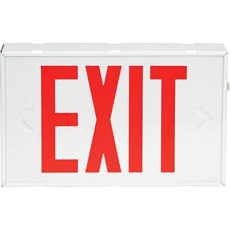 LED Exit Sign - Hardwired, Steel - Holliston's Inc.