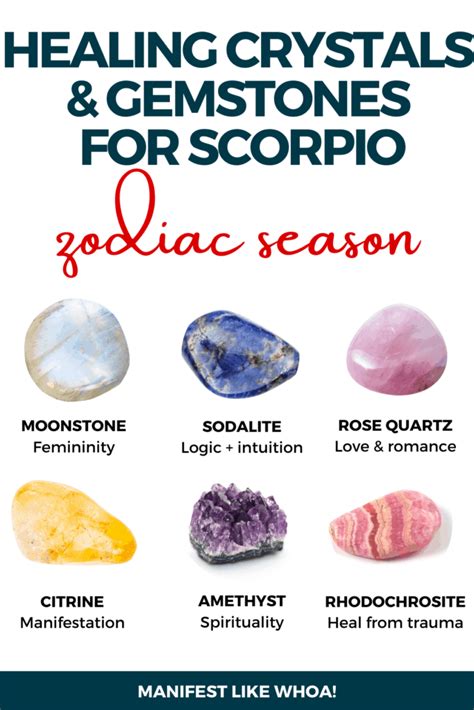 7 Magical Crystals & Gemstones for Scorpio Season (Astrology Crystals ...