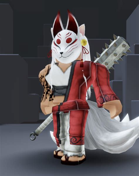 I Suppose Ill Let Yall Rate This Kitsune Avatar I Made Robloxavatars