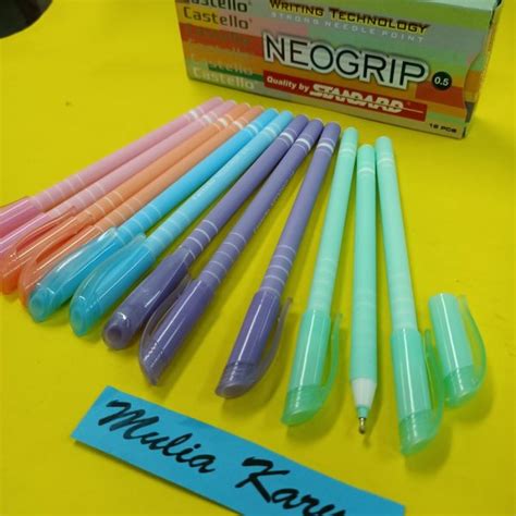 Jual Pen Neogrip Castello By Standard Lusin Di Lapak Mulia Karya BL