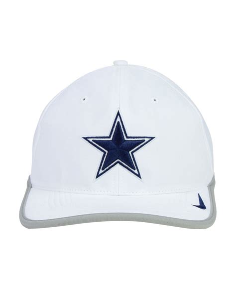 Nike Synthetic Dallas Cowboys Legacy 91 Dri Fit Cap In White Lyst