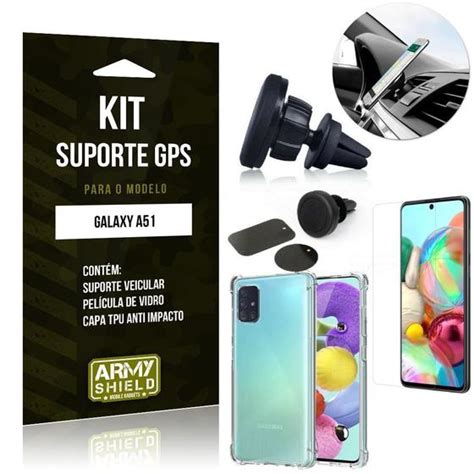 Kit Suporte Veicular Magn Tico Galaxy A Suporte Capinha Anti Impacto