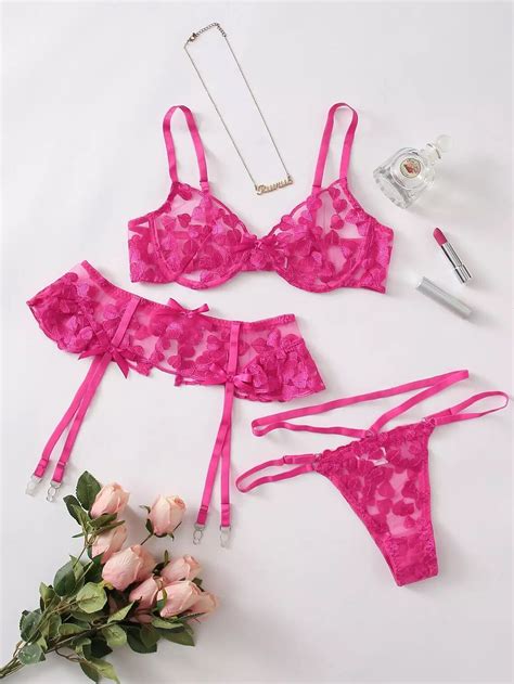Sexy Pink Lingerie Cute Lingerie Anniversary Lingerie Women Etsy
