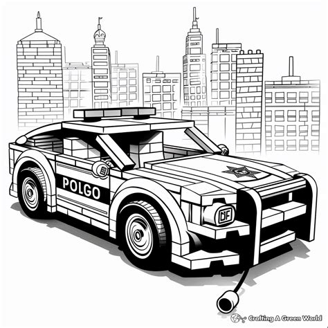 Lego Cars Coloring Pages Free And Printable