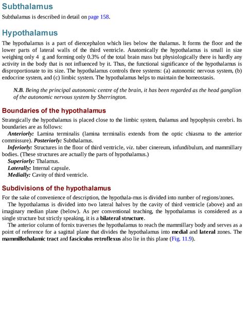 Vishram Singh Textbook Of Clinical Neuroanatomy Subthalamus