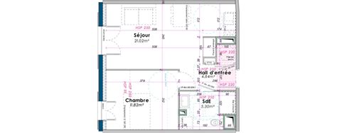 Plan Appartement T2 De 42 98 M² Neuf à Saint Pierre Doléron Résidence