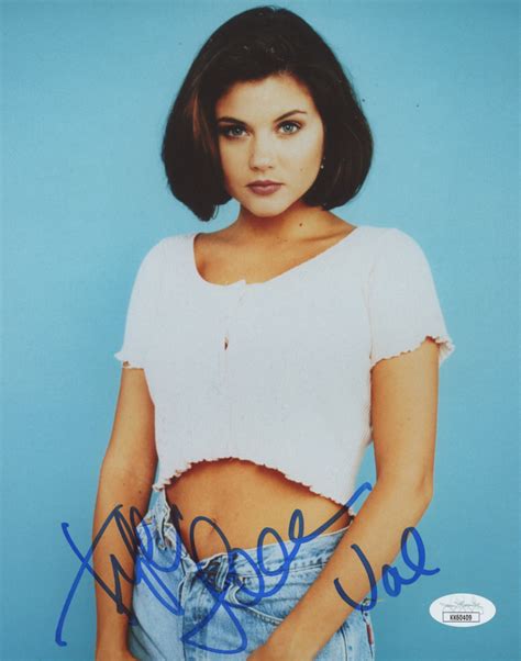 Tiffani Thiessen Signed "Beverly Hills, 90210" 8x10 Photo Inscribed "Val" (JSA COA) | Pristine ...