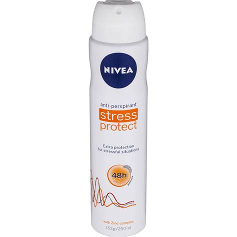 Nivea Stress Protect 48 Hour Aerosol Antiperspirant Deodorant 250ml