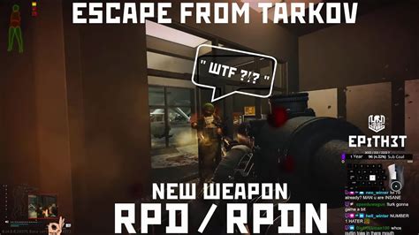 Rpd Rpdn New Weapon Escape From Tarkov Ground Zero Multi