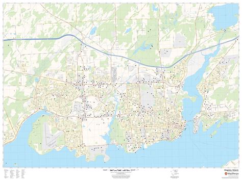 Detailed Map Of Kingston