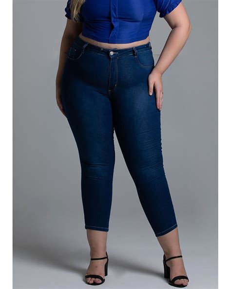 Riachuelo Cal A Jeans Sawary Plus Size Levanta Bumbum