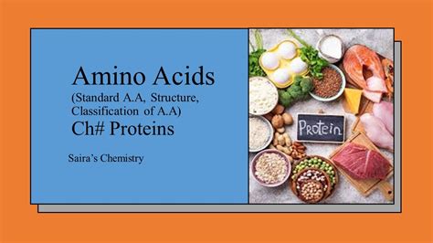 Standard Amino Acidsstructure Of Amino Acidsclassification On The