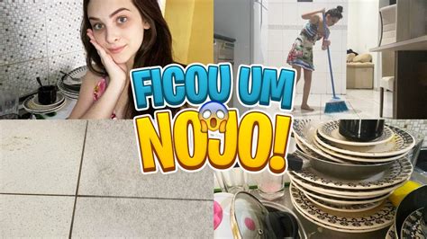 Dias Sem Arrumar A Casa Olha Como Ficou Youtube