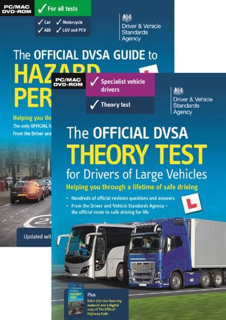 The Official Dvsa Theory Test For Drivers Of Large Vehicles Dvd Rom Pack