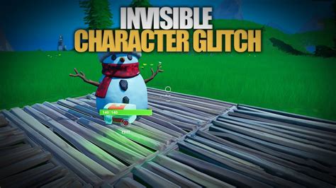 Invisible Character Glitch In Fortnite Youtube