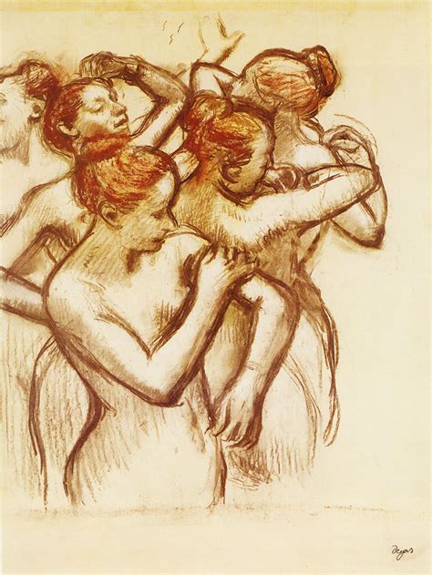 Edgar Degas Dancers Nude Study