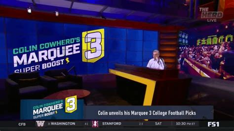 Colin Cowherd Marquee 3 College Football 2019 Week 6 Picks On Fox Sports