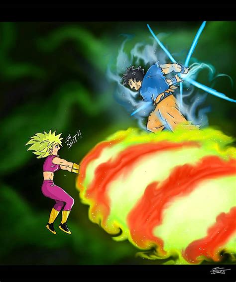 Goku Vs Kefla By Verdigo6 On Deviantart