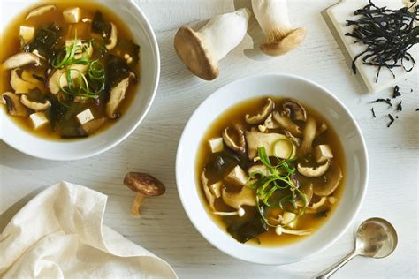 Mushroom Miso Soup Recipe Cook With Campbells Canada