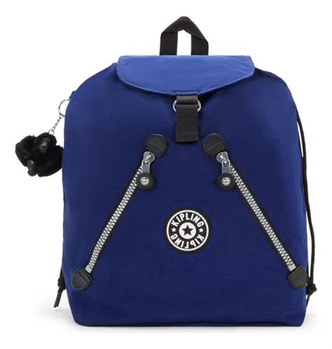 Mochila Passeio Kipling B Sica Mochila Cor Azul Escuro Design Liso L