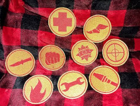 TF2 RED Team Patches - Etsy