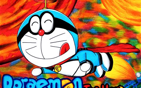 Doraemon is a hero, colorful colors wallpaper | other | Wallpaper Better