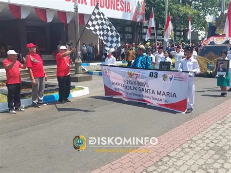 PAWAI BHINEKA TUNGGAL IKA MEMPERINGATI HUT KEMERDEKAAN RI KE 78