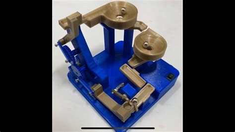 3d Printed Double Arm Marble Machine Youtube