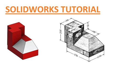 Solidworks Part Exercise 20 2d Drawing In Description YouTube