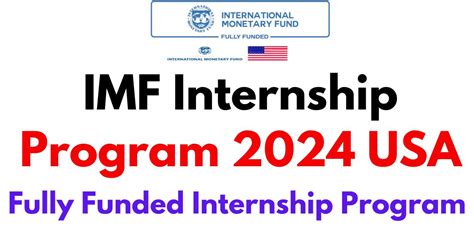 Imf Internship Program 2024 In The Usa Fully Funded Scholars