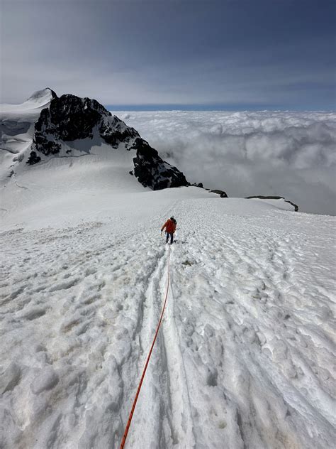 Piz Bernina M Aktuelle Verh Ltnisse Vom Auf Der Route